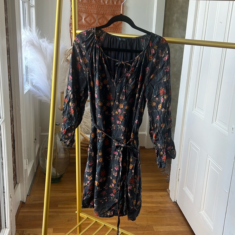 Lucky Brand Long Sleeve Floral Dress